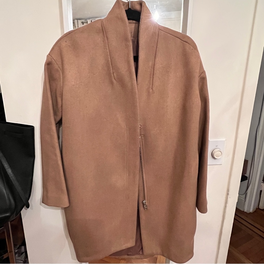& Other Stories wool mix short coat